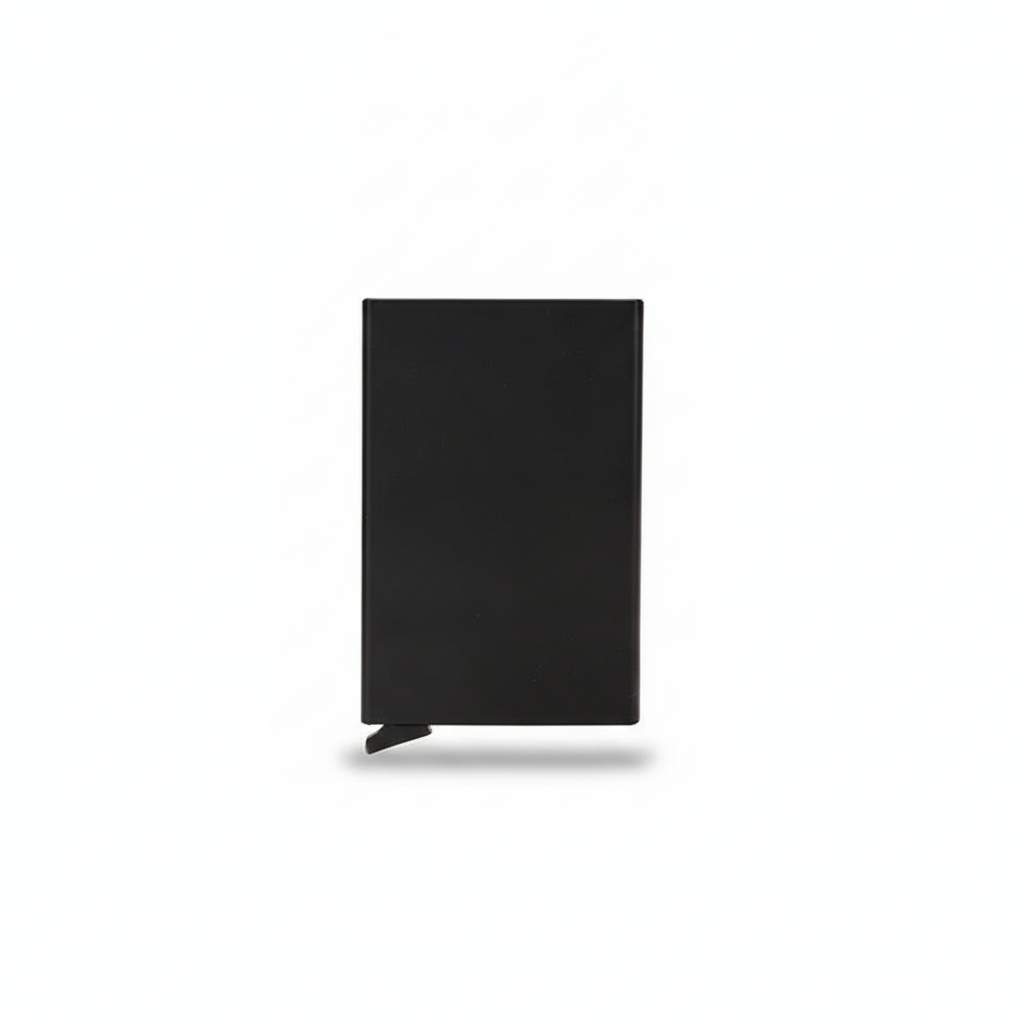 Tarjetero de Aluminio Pop-Up con Bloqueo RFID