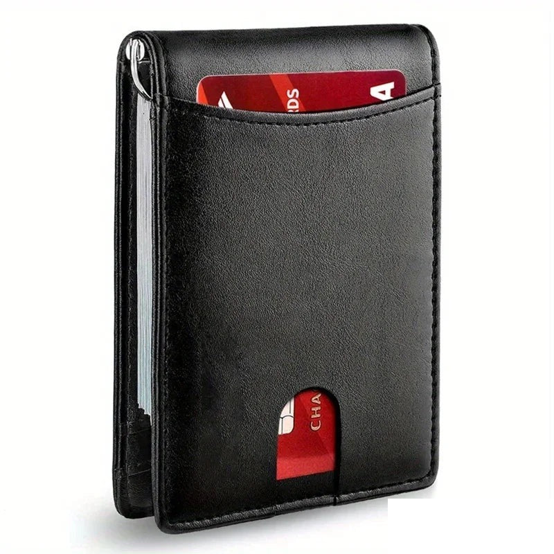 Cartera Slim con Clip para Billetes y RFID para Hombre