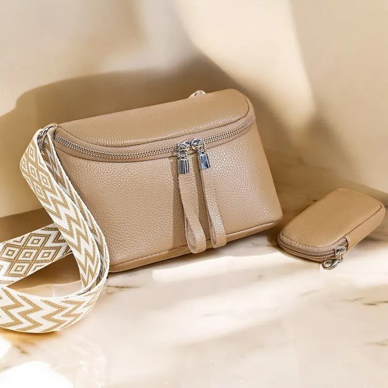 Bolso Bandolera Cruzada de Cuero
