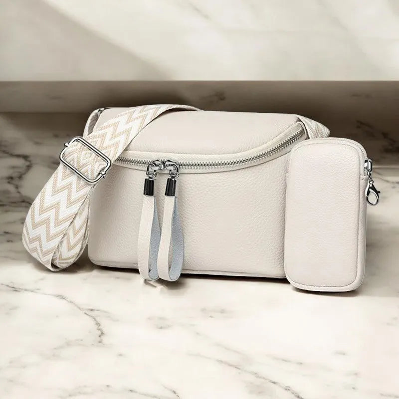 Bolso Bandolera Cruzada de Cuero