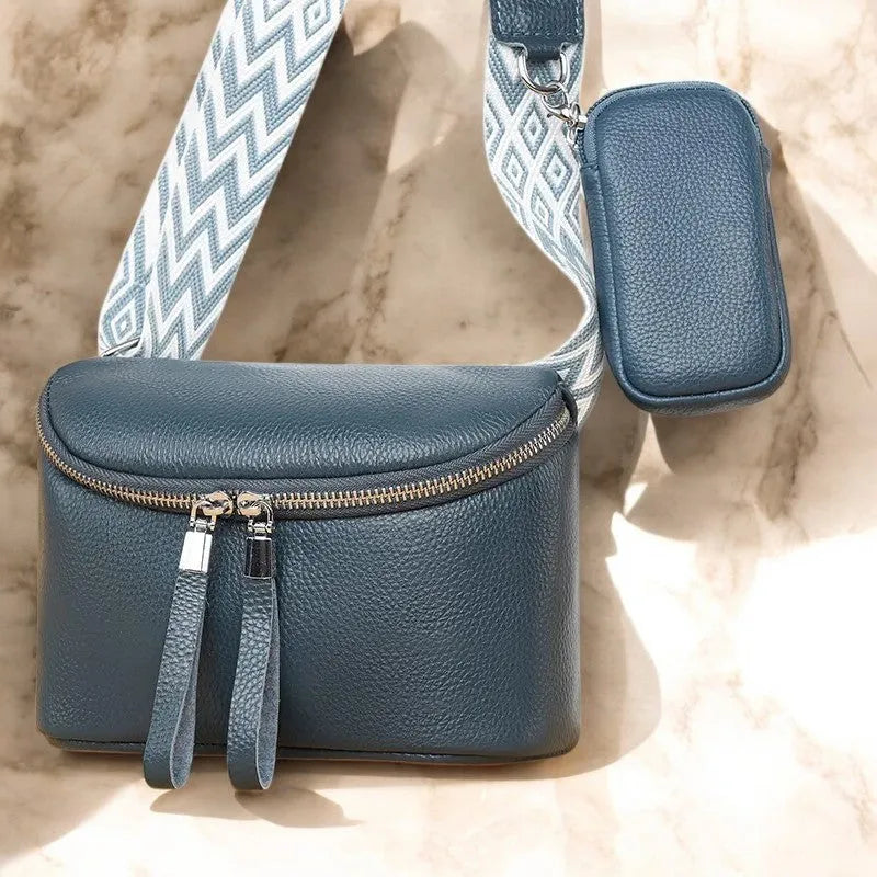 Bolso Bandolera Cruzada de Cuero