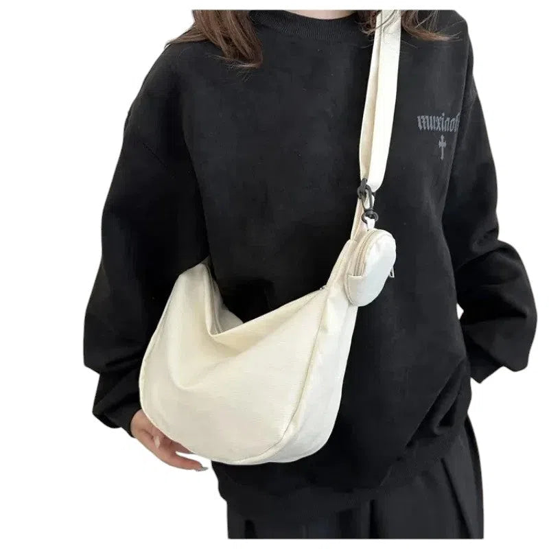 Bolso Bandolera Cruzado de Lona Básicos