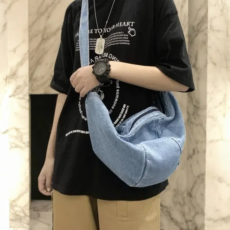 Bolso Bandolera Denim Casual