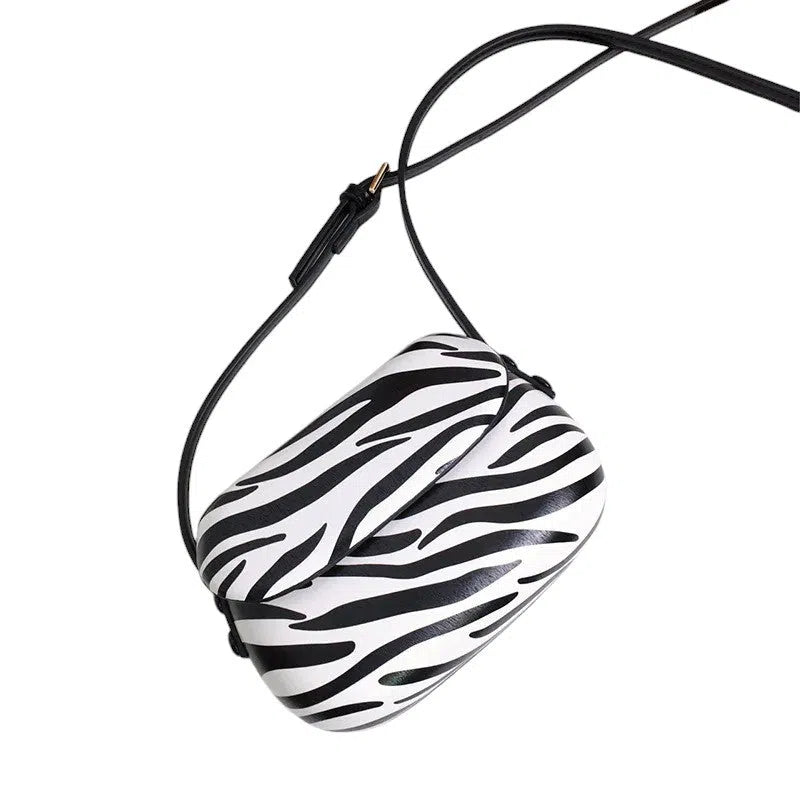 Bolso Bandolera TPU de Broche Cebra