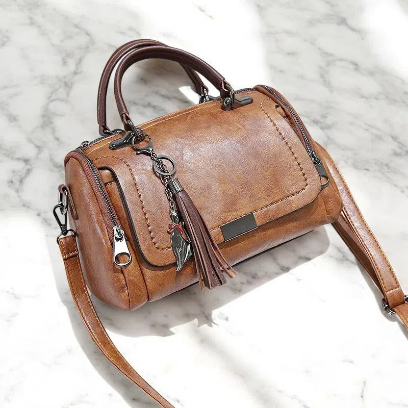 Bolso Bandolera con Flecos de PU