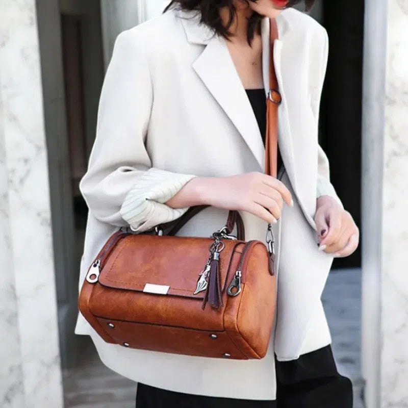 Bolso Bandolera con Flecos de PU