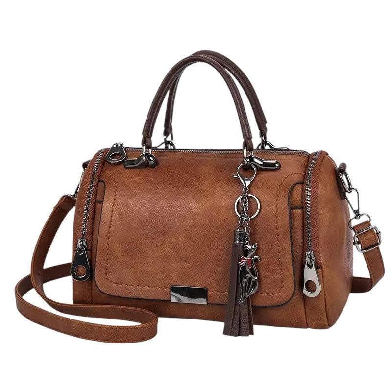 Bolso Bandolera con Flecos de PU