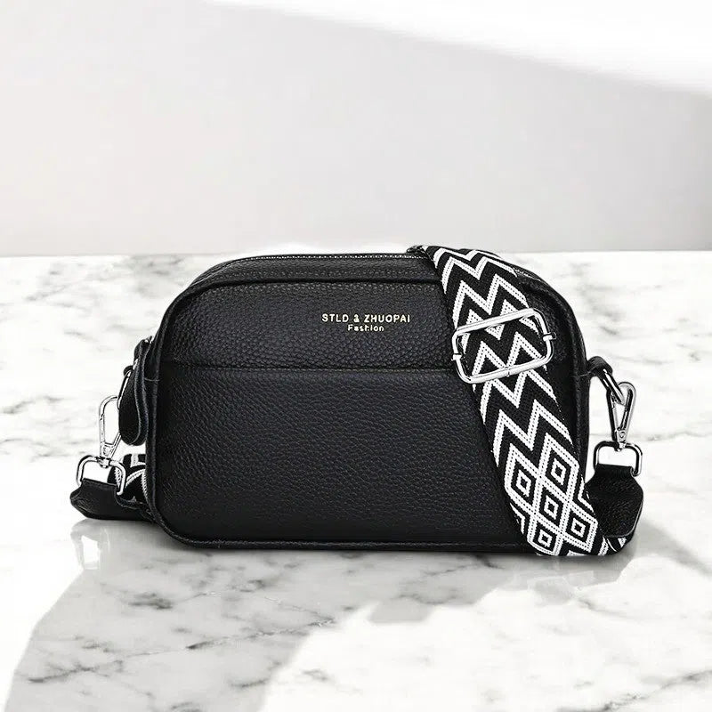 Bolso Bandolera de Cuero Vintage