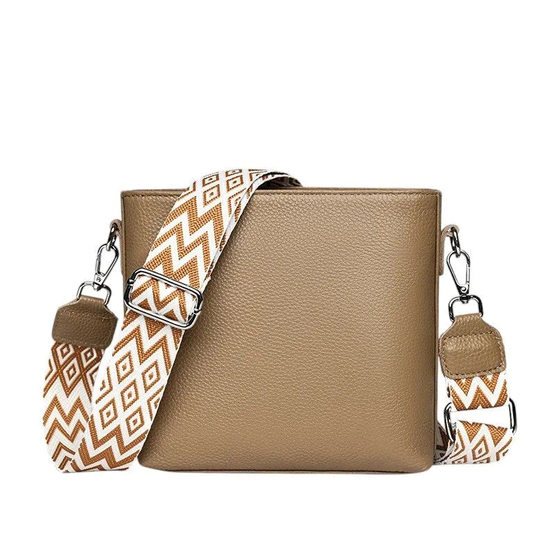 Bolso Bandolera de Cuero de Colores