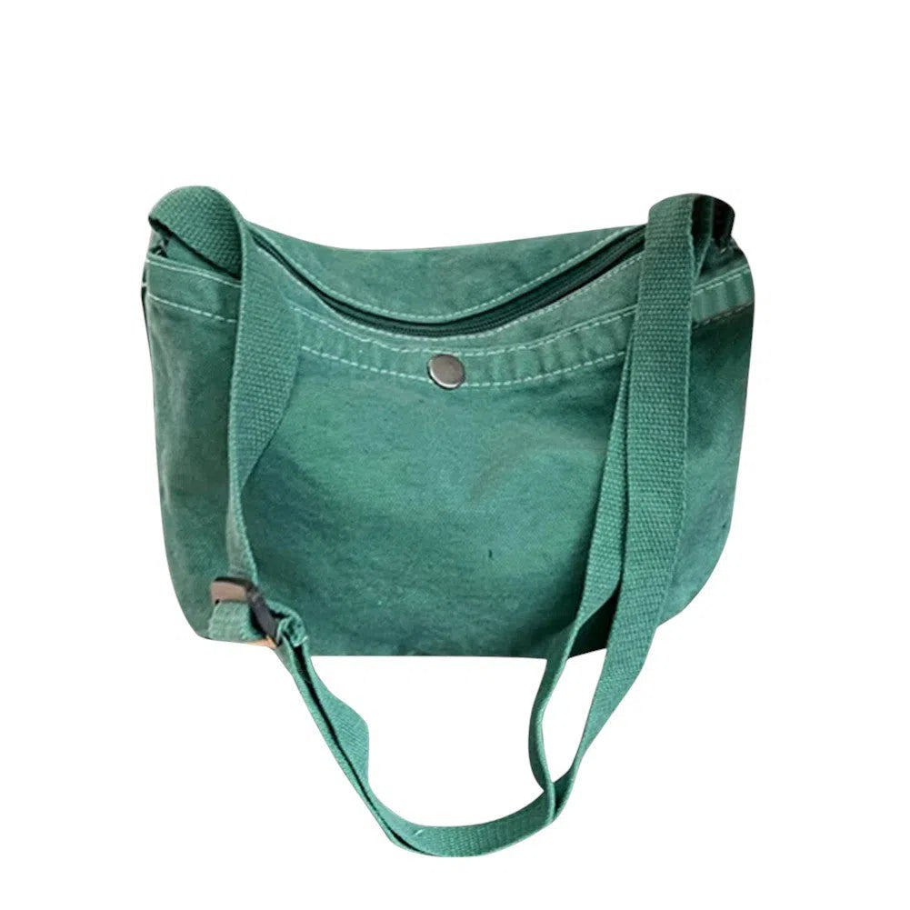 Bolso Bandolera de Lona Estilo Casual
