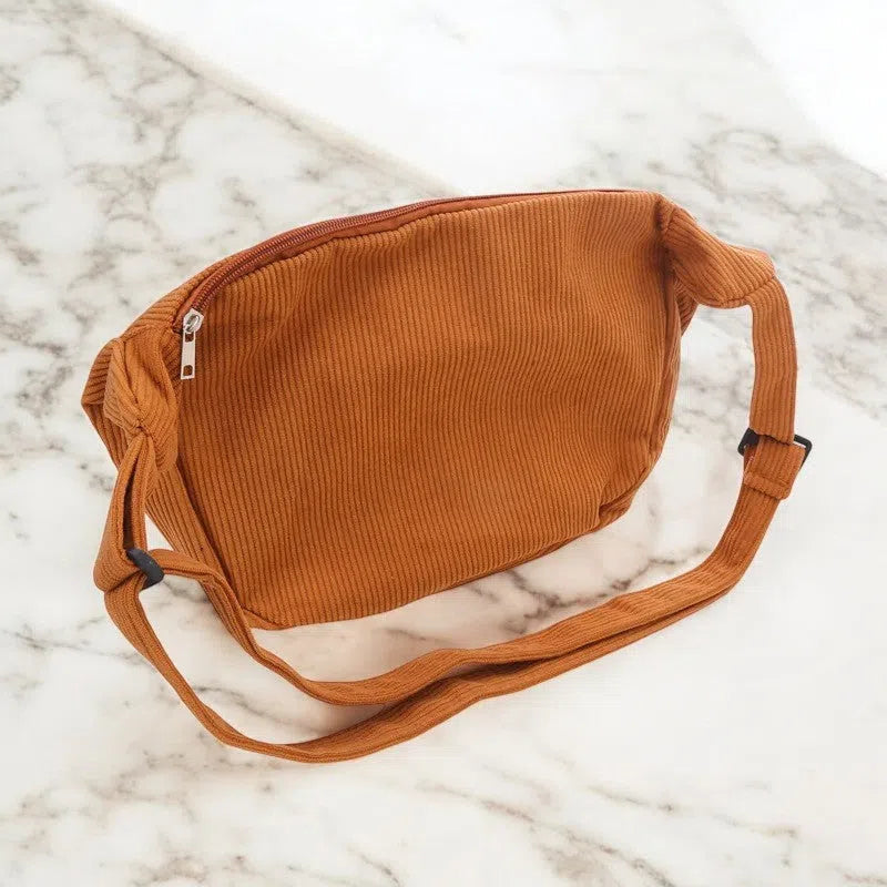 Bolso Bandolera de Pana Clásica Colores