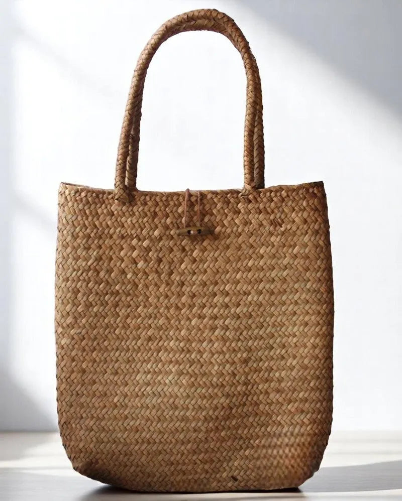 Bolso Bohemio de Paja Elegante para Mujer