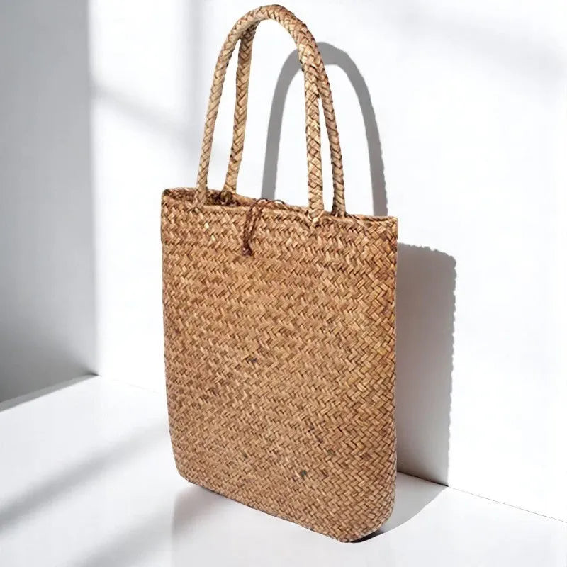 Bolso Bohemio de Paja Elegante para Mujer