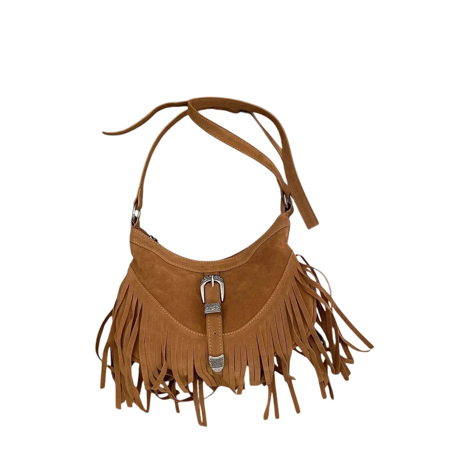 Bolso Flecos Estilo Tote Elegante