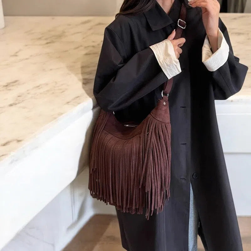 Bolso Flecos Vaquero