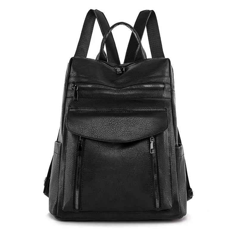 Bolso Mochila Elegancia Versátil de Cuero