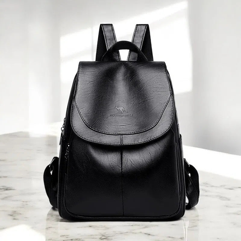 Bolso Mochila de Cuero PU con Diseño Moderno