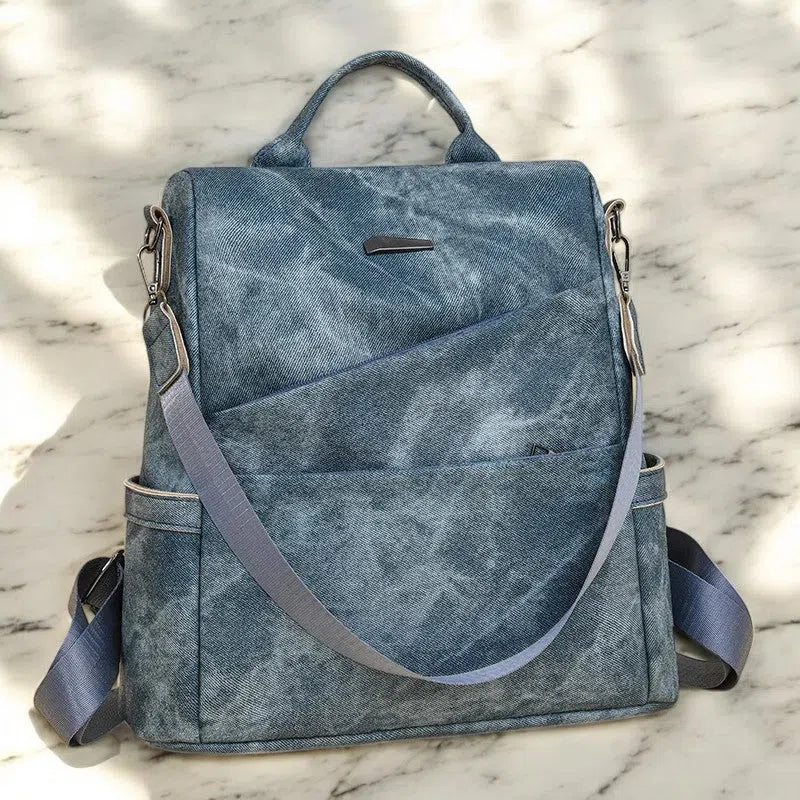 Bolso Mochila de Patrón Manchado