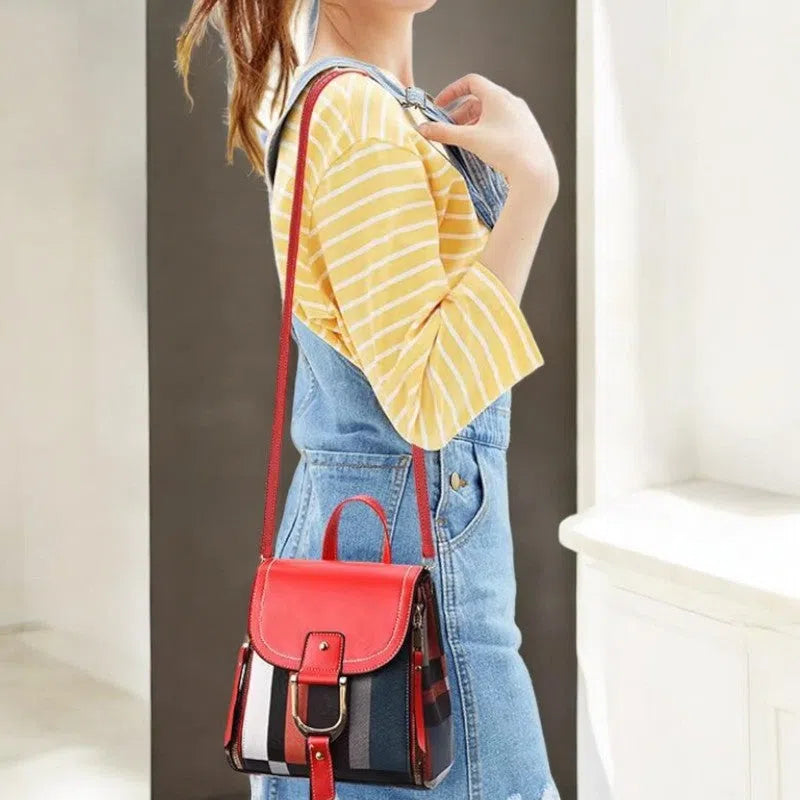 Bolso Mochila y Bandolera Mini de PU