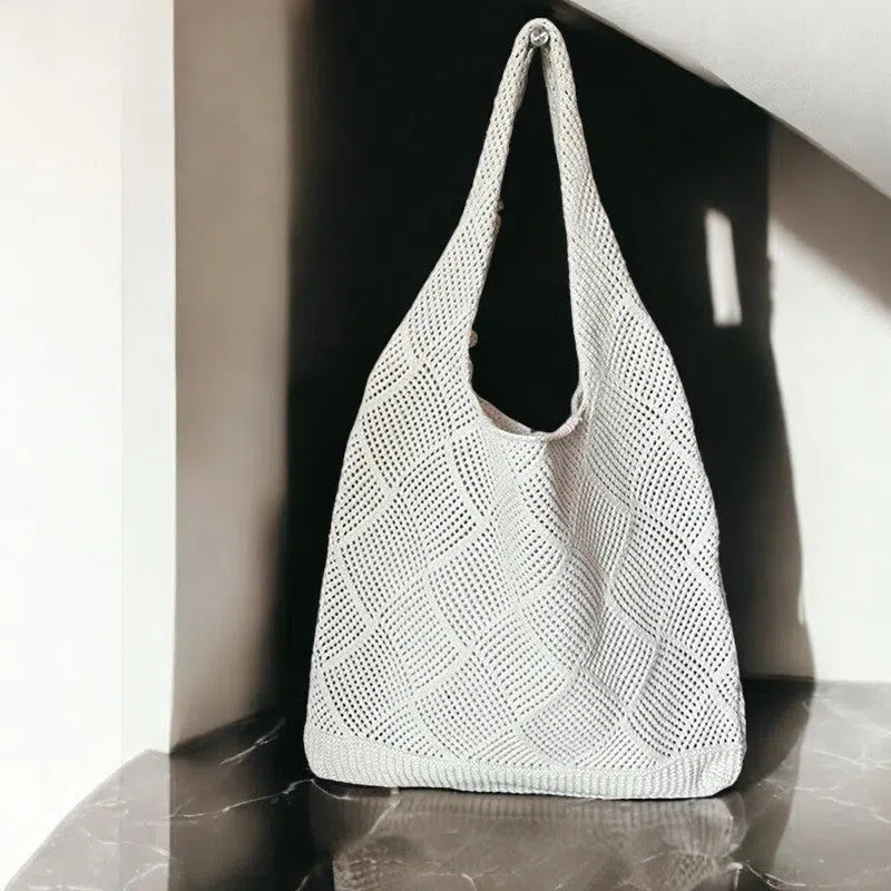 Bolso Playa Bohemio Tejido