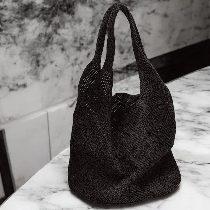 Bolso Playa Bohemio Tejido