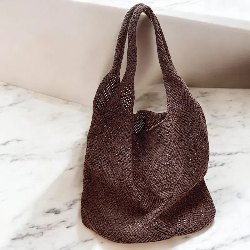 Bolso Playa Bohemio Tejido de Colores