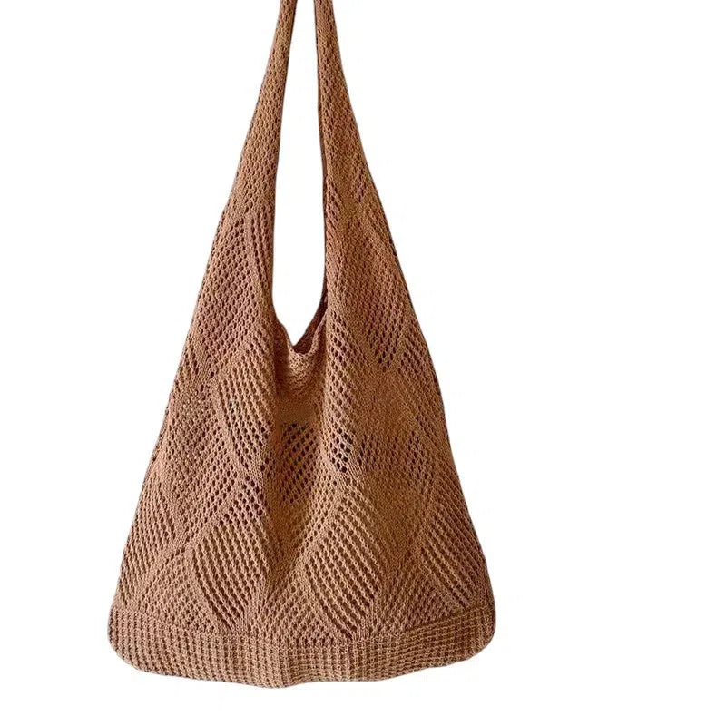 Bolso Playa Bohemio Tejido de Colores