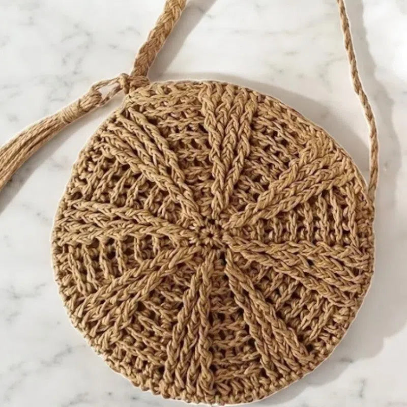 Bolso Rafia Mini Hecho a Mano