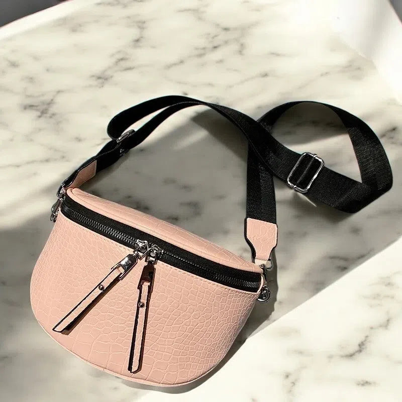 Bolso Riñonera Diseño Cocodrilo de Colores