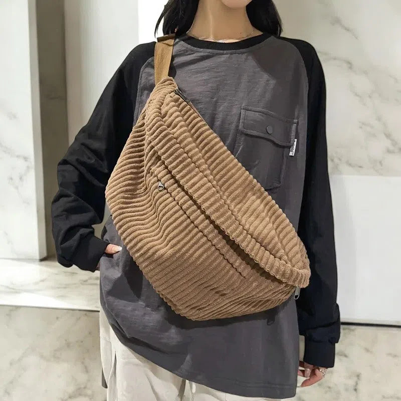 Bolso Riñonera de Pana Unisex