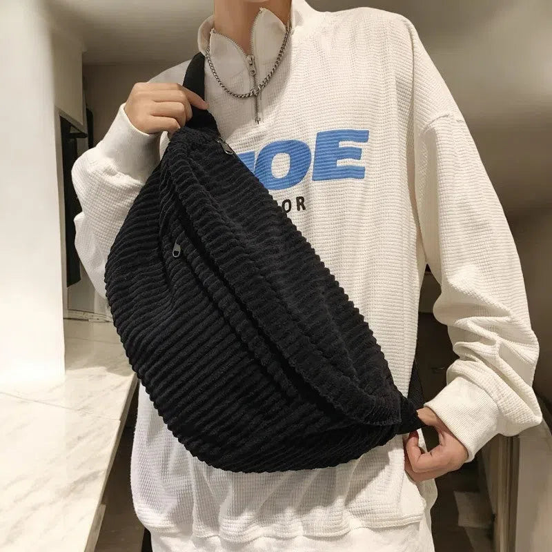 Bolso Riñonera de Pana Unisex