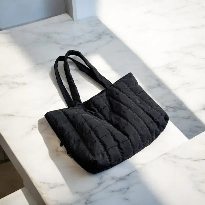 Bolso Shopper Acolchado Casual Básico