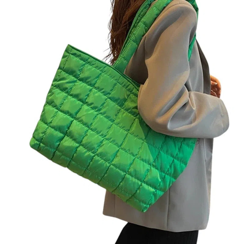 Bolso Shopper Acolchado Casual Colorido