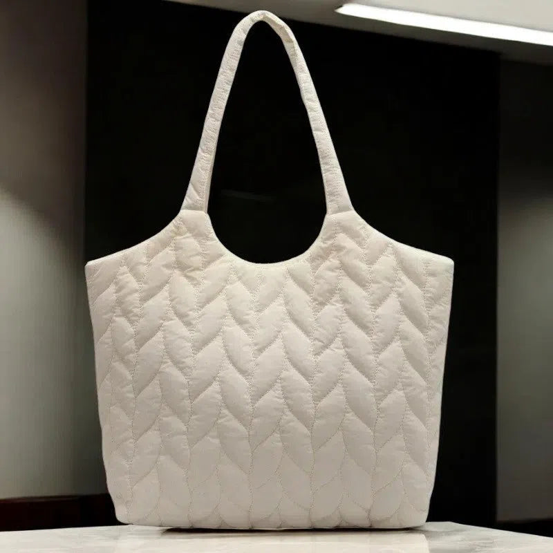 Bolso Shopper Acolchado de Broche