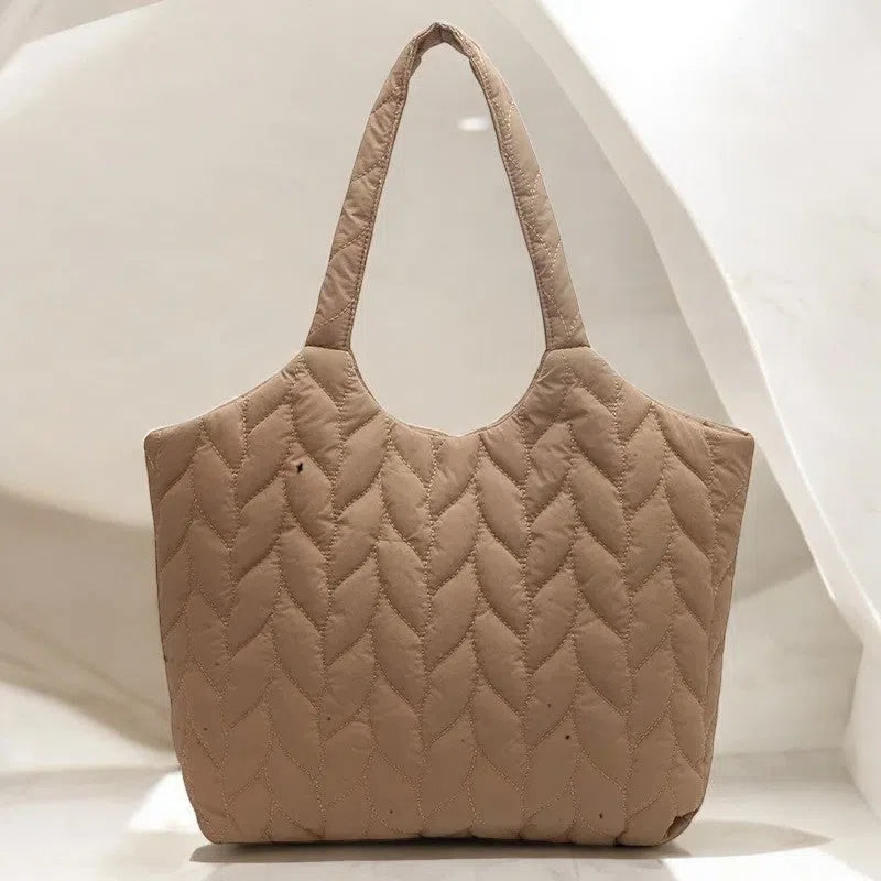 Bolso Shopper Acolchado de Broche