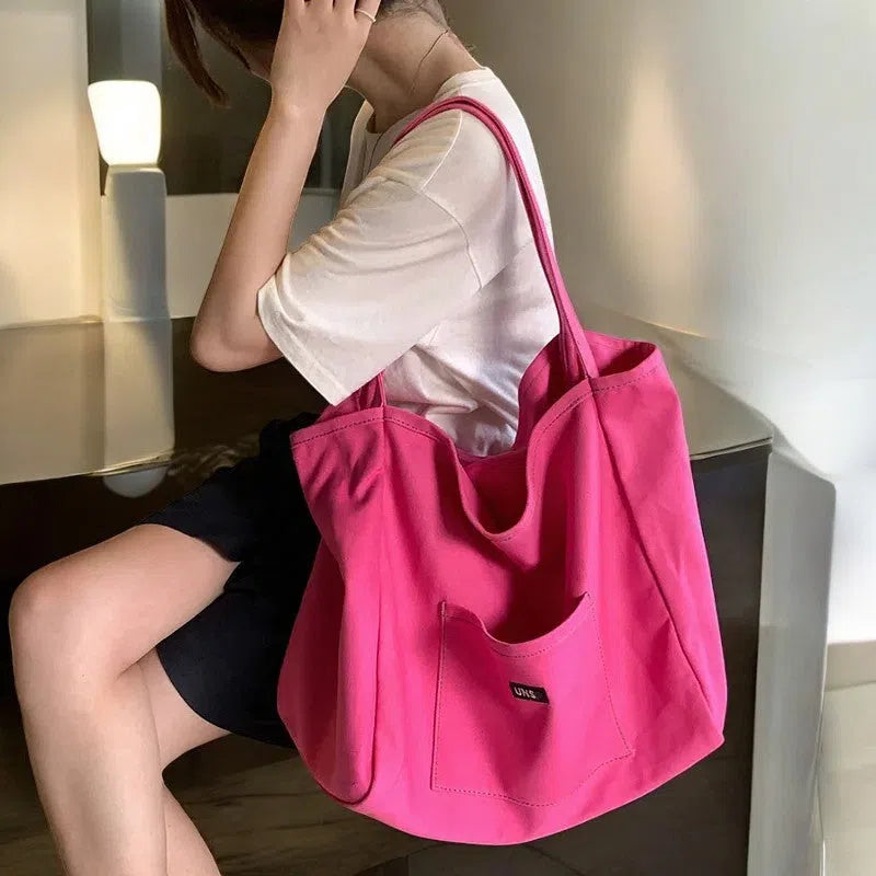 Bolso Shopper Amplio Neón