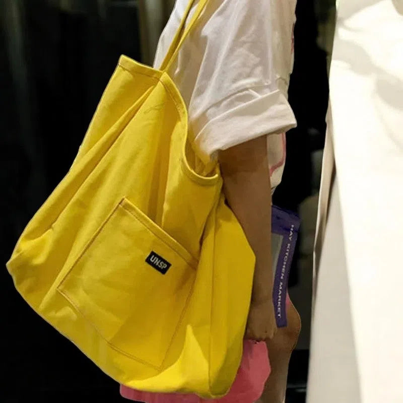 Bolso Shopper Amplio Neón