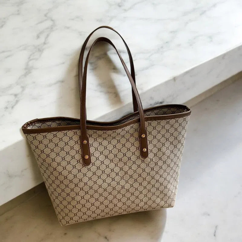 Bolso Shopper Estampado de Cruz