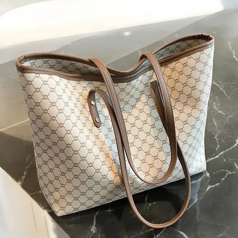 Bolso Shopper Estampado de Cruz