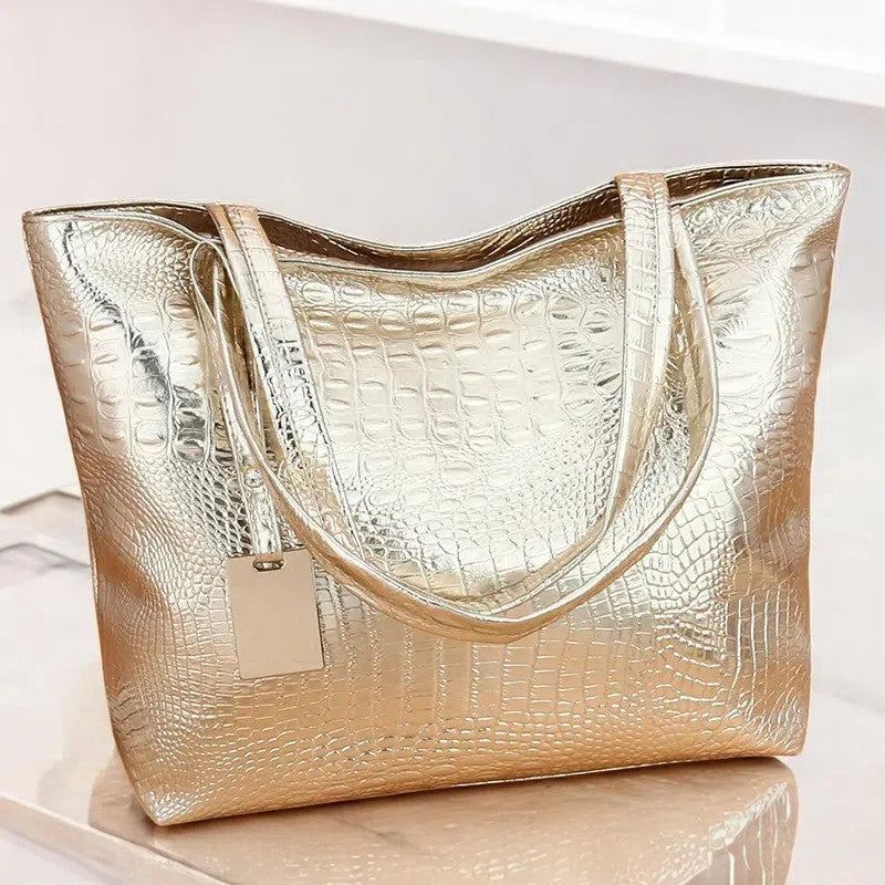 Bolso Shopper Estilo de Cocodrilo