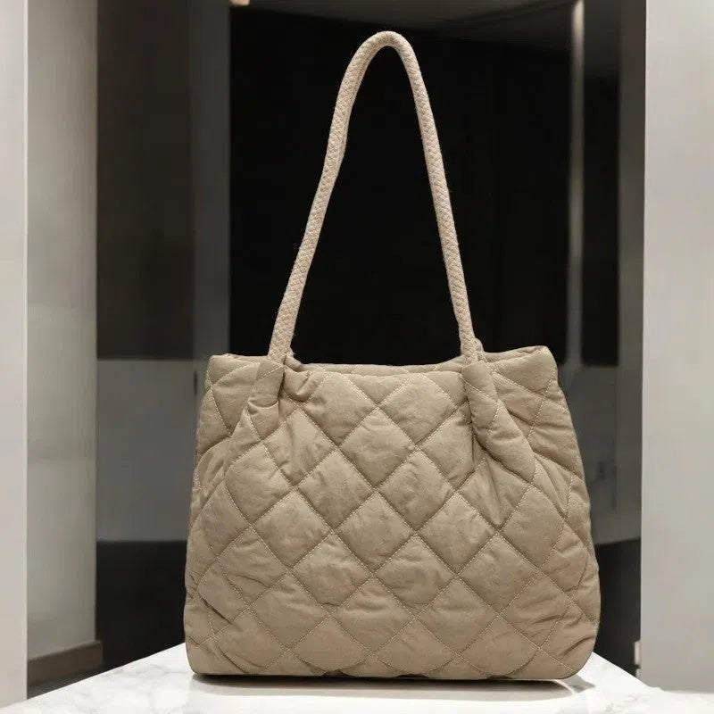 Bolso Shopper Nylon Beige