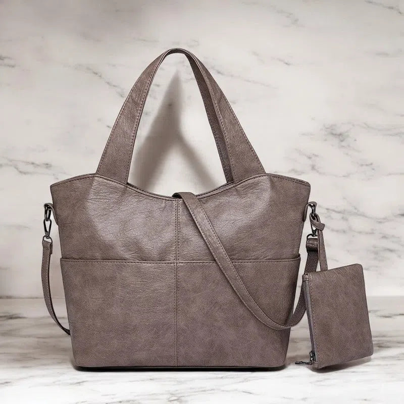 Bolso Shopper de Piel Sintética Básicos