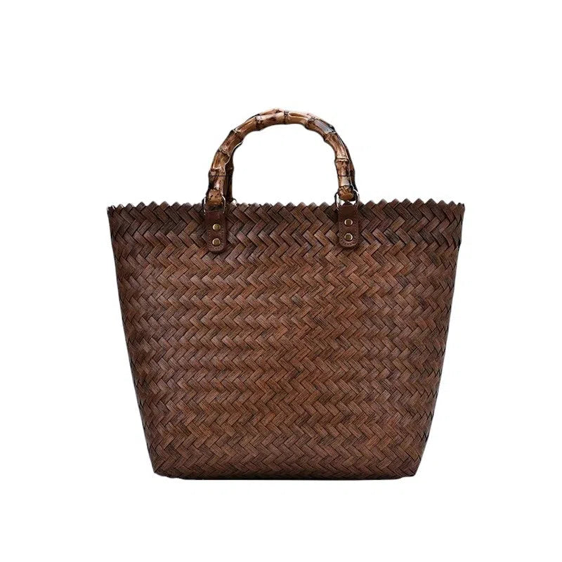 Bolso Shopper de Rafia para Playa