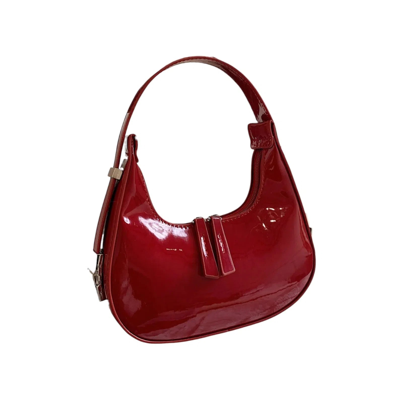 Bolso Tote Bag Efecto Espejo Rojo