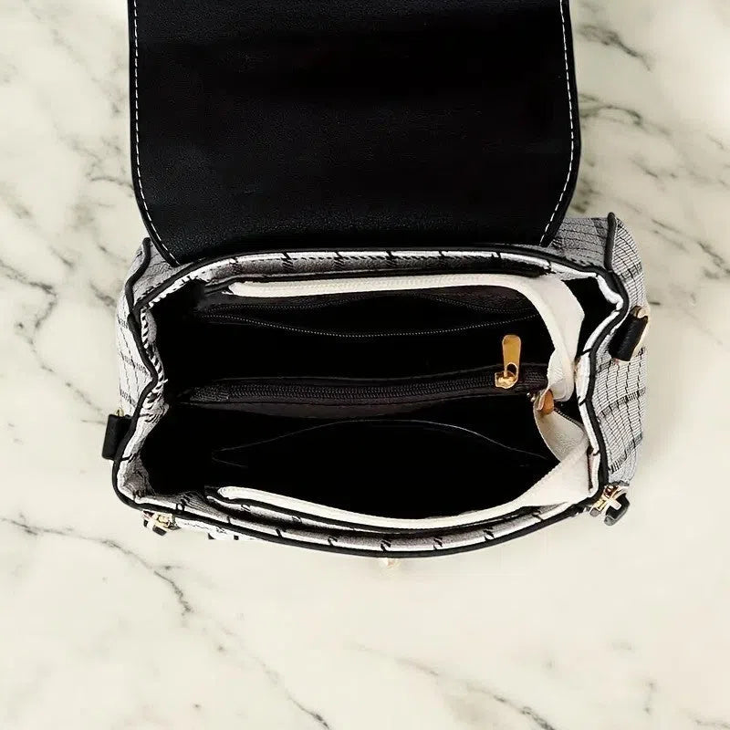 Bolso Tote Bag Flap Negro