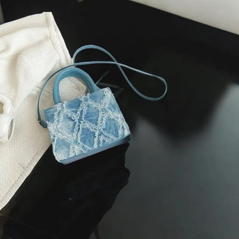 Bolso Tote Bag Mini Detalles Desgastado