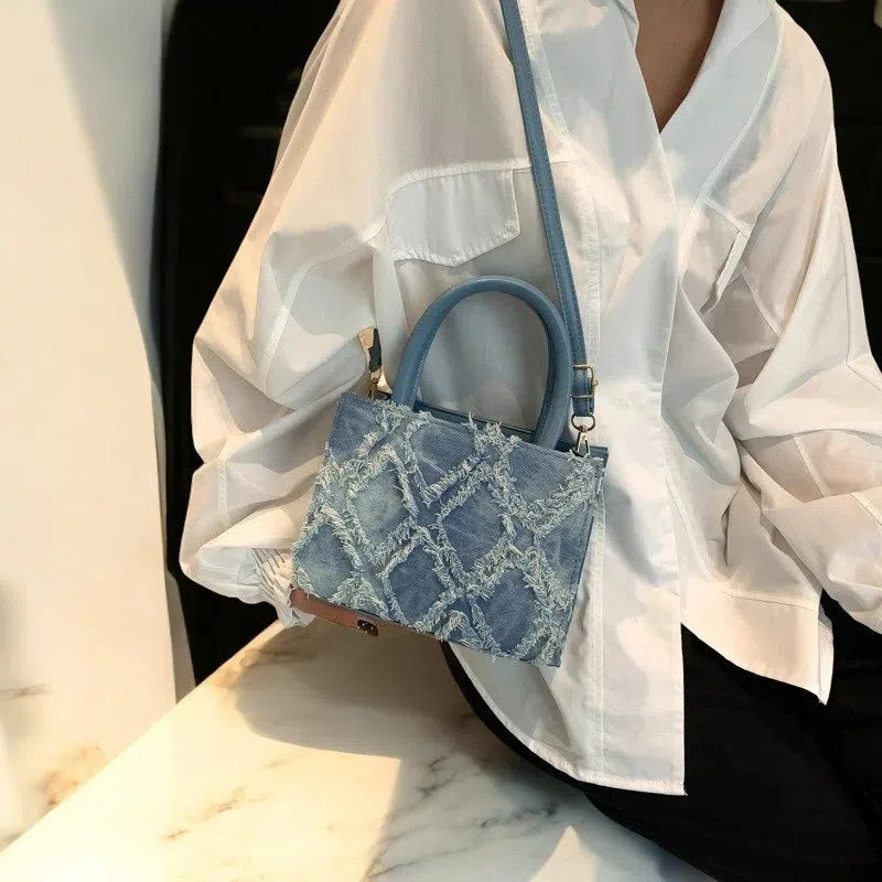 Bolso Tote Bag Mini Detalles Desgastado