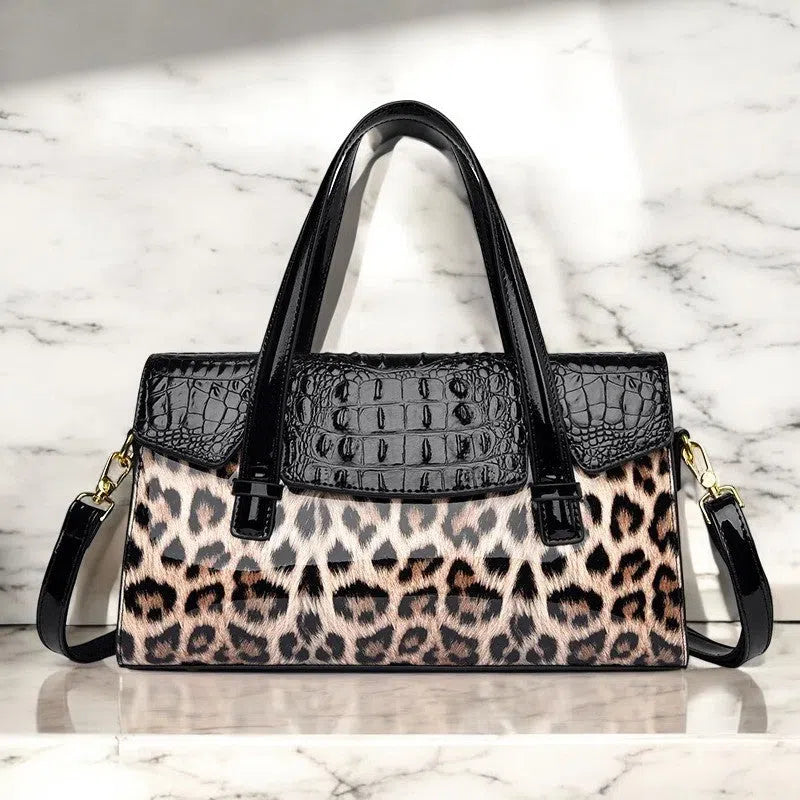 Bolso Tote Bag Minimalista Leopardo