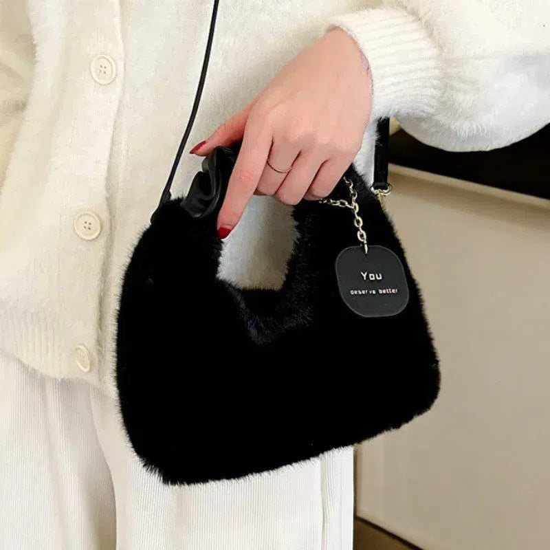 Bolso Tote Bag de Felpa Básicos