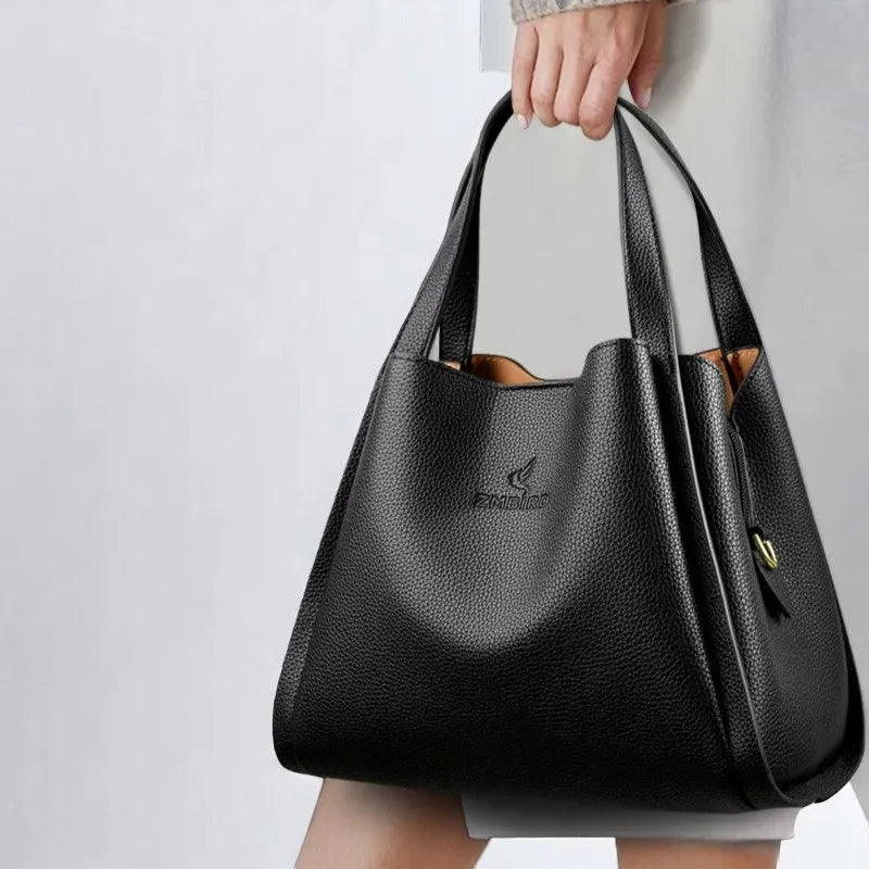 Bolso Tote Casual de PU para Mujer | Estilo Sofisticado y Versatilidad